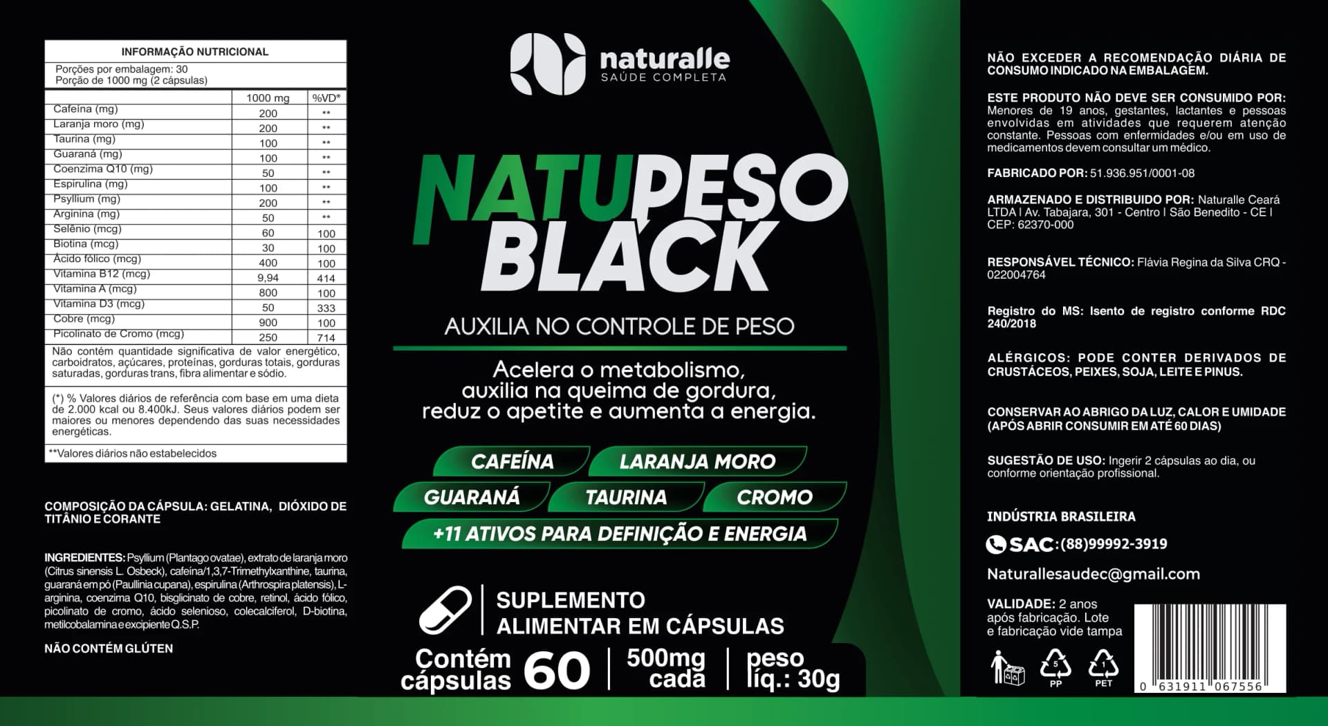 Confira o rótulo